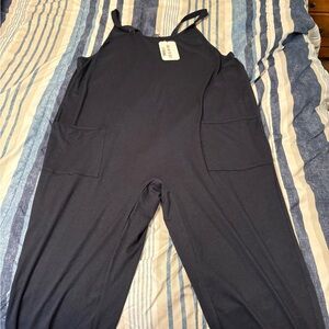 ZYIA Newport Downtime Jumpsuit in Navy